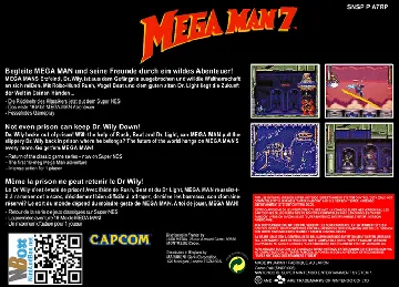 Mega Man 7 (Europe) box cover back